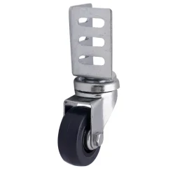 Roulette pivotante noire ø4.9 cm, charge max 35 kg