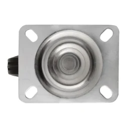 Roulette pivotante noire ø12.5 cm, charge max 100 kg