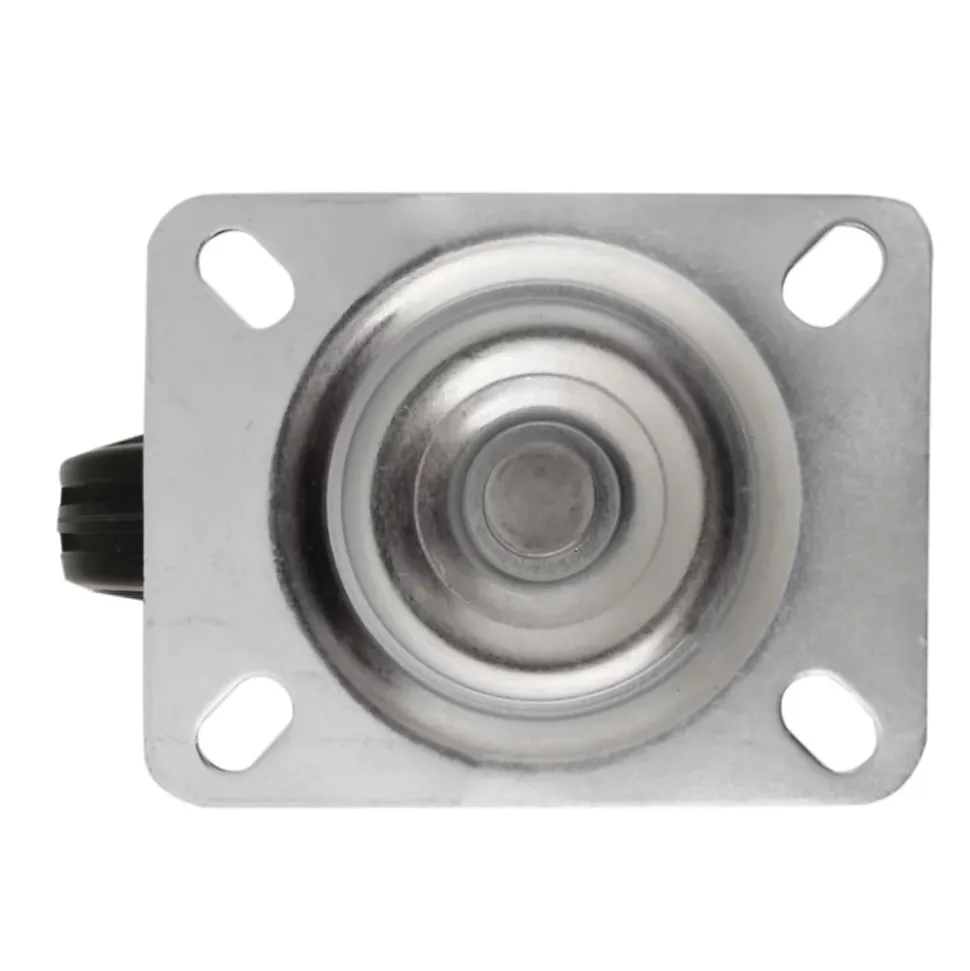 Roulette pivotante noire ø12.5 cm, charge max 100 kg