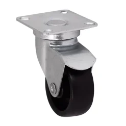 Roulette pivotante sans frein ø41 mm, plaque 42 x 42 mm, charge max 25kg