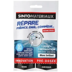 Répare faïence, émail, céramique SintoMatériaux blanc 30g
