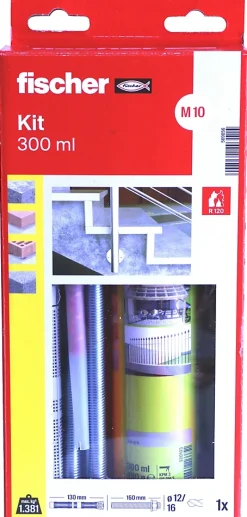 Résine de scellement chimique Fischer FIS HT II 300 ml