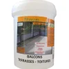 Résine d'étanchéité pour Balcons - Terrasses - Toitures - Beige - 5Kg