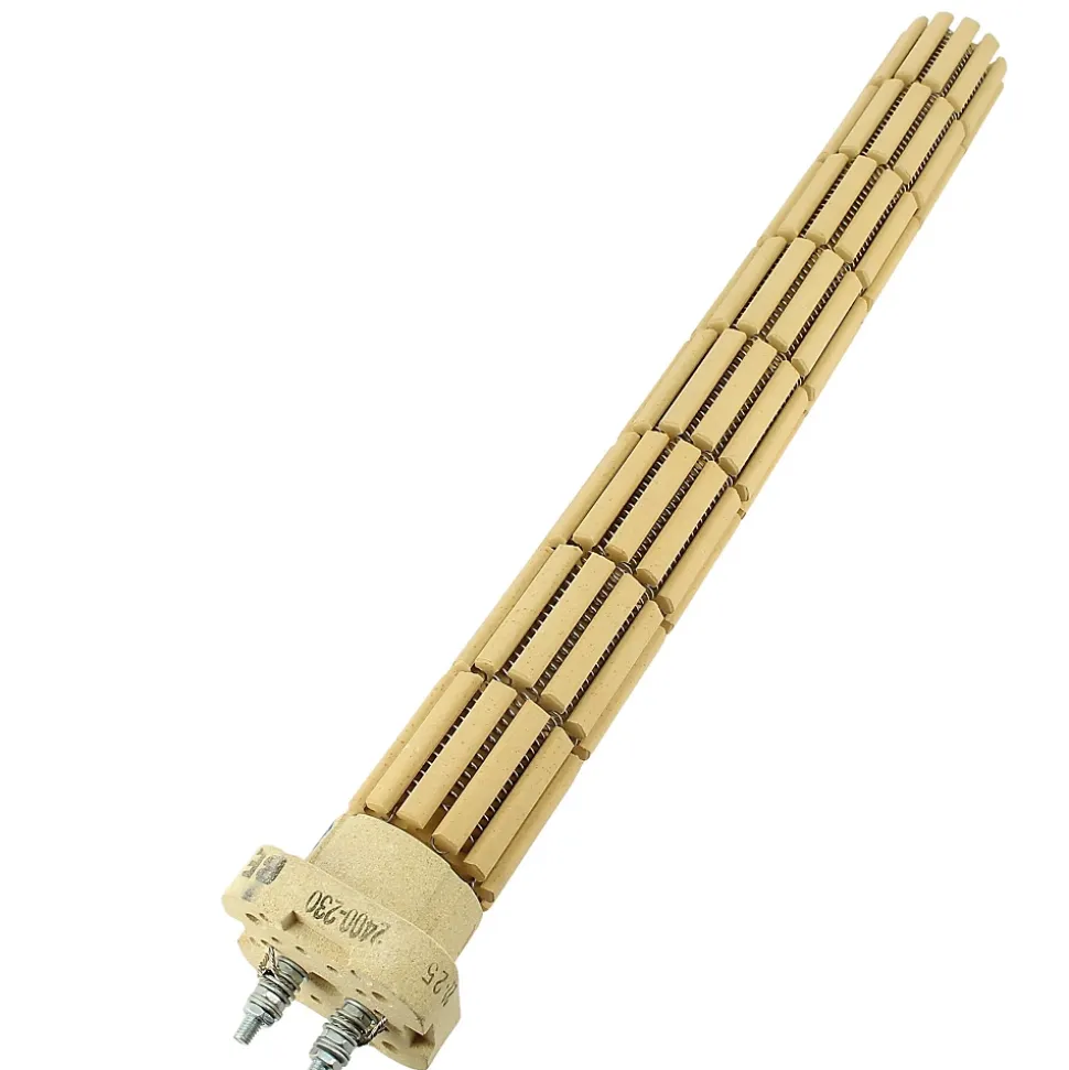 Résistance stéatite 2400W 47mm tête carrée SAUTER