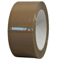 Ruban adhésif d'emballage polypropylène havane 28mic - rouleau adhésif marron 48 mm x 100 m