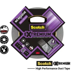 Ruban adhésif toile de réparation Scotch Extremium 18 x 48 mm gris