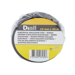 Ruban d'isolation électrique 19 mm x 33 m noir