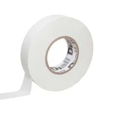 Ruban d'isolation électrique 19 mm x 33 m blanche