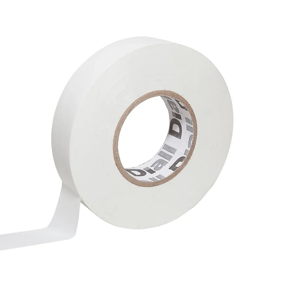 Ruban d'isolation électrique 19 mm x 33 m blanche