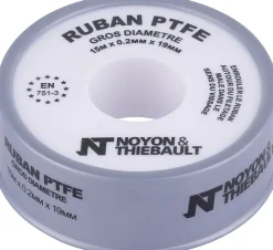 Ruban PTFE Noyon et Thiebault 19mmx 0,2 mm x 15 M