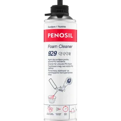RUBSON Pack de 12 Mousses Expansives WhiteTeq Pistolable 750ml + 3 Nettoyants FoamCleaner 929 500ml Penosil + Pistolet