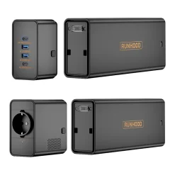 RUNHOOD Weekend Digital - Kit Nomade 648 Wh USB + AC 80 W