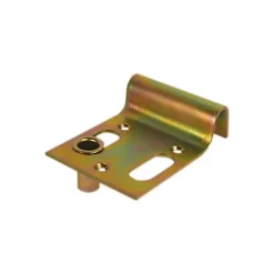 Sabot de portail à visser avec gache ø16 mm