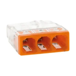 Sachet de 10 bornes 3 entrées série 2273 - Wago
