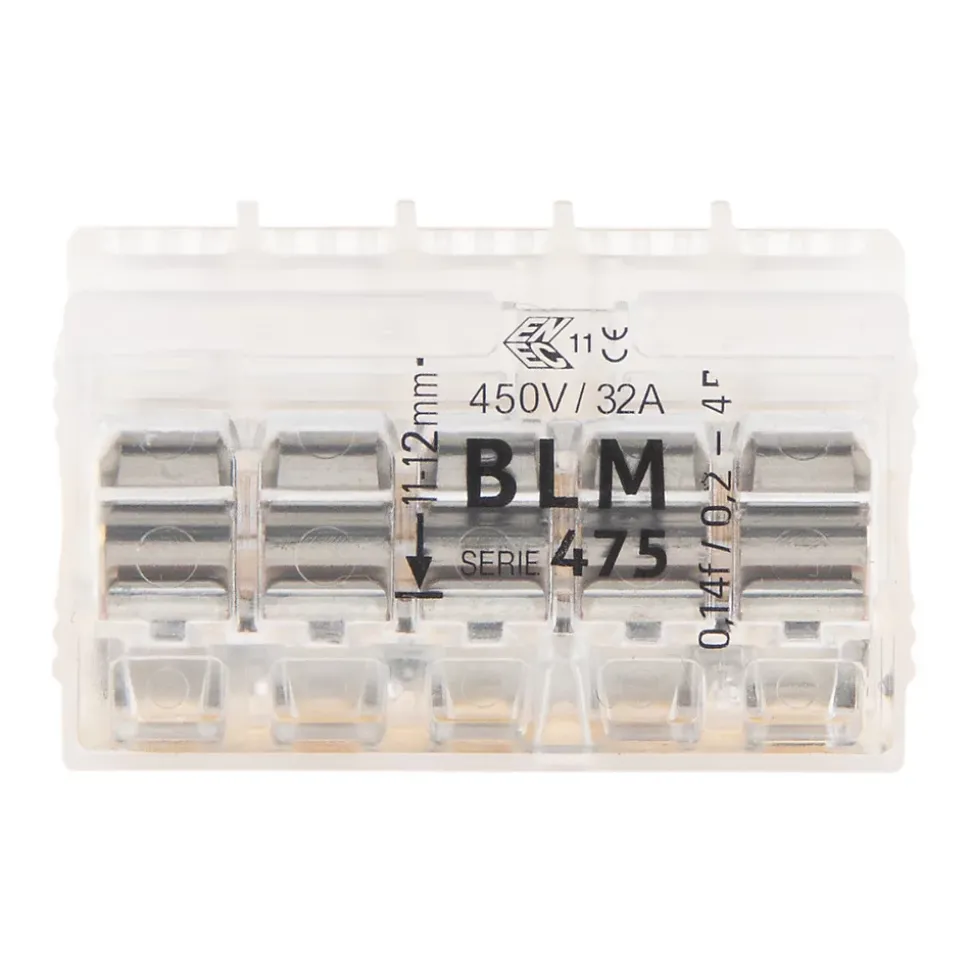 Sachet de 10 bornes 5 entrées - série 475 - Blm