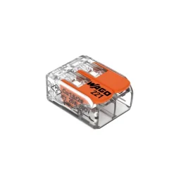 Sachet de 5 bornes 2 entrées série 221 - Wago