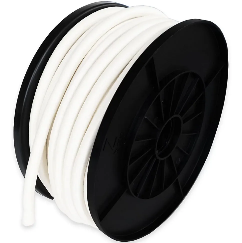 Sandow élastique Blanc 30 mètres - Qualité PRO TECPLAST 9SW - Tendeur pour bâche de diamètre 9 mm