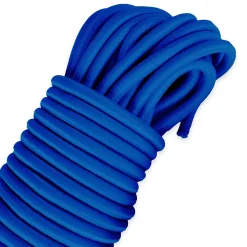 Sandow élastique Bleu 40 mètres - Qualité PRO TECPLAST 9SW - Tendeur pour bâche de diamètre 9 mm