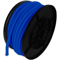 Sandow élastique Bleu 30 mètres - Qualité PRO TECPLAST 9SW - Tendeur pour bâche de diamètre 9 mm