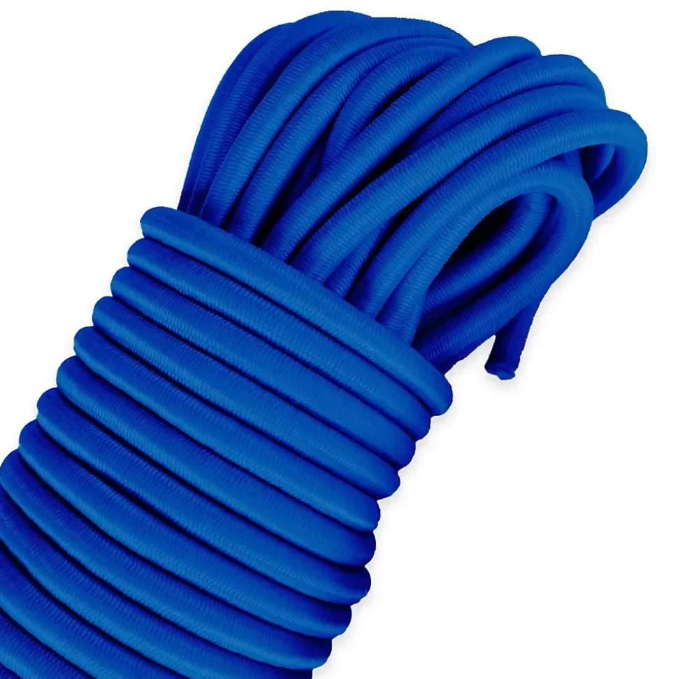 Sandow élastique Bleu 90 mètres - Qualité PRO TECPLAST 9SW - Tendeur pour bâche de diamètre 9 mm