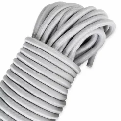 Sandow élastique Gris 90 mètres - Qualité PRO TECPLAST 9SW - Tendeur pour bâche de diamètre 9 mm