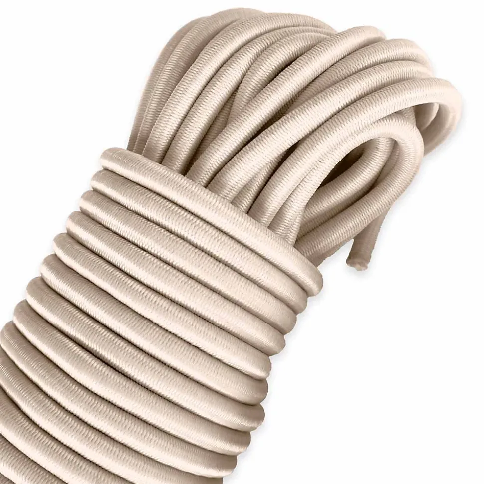 Sandow élastique Ivoire 90 mètres - Qualité PRO TECPLAST 9SW - Tendeur pour bâche de diamètre 9 mm