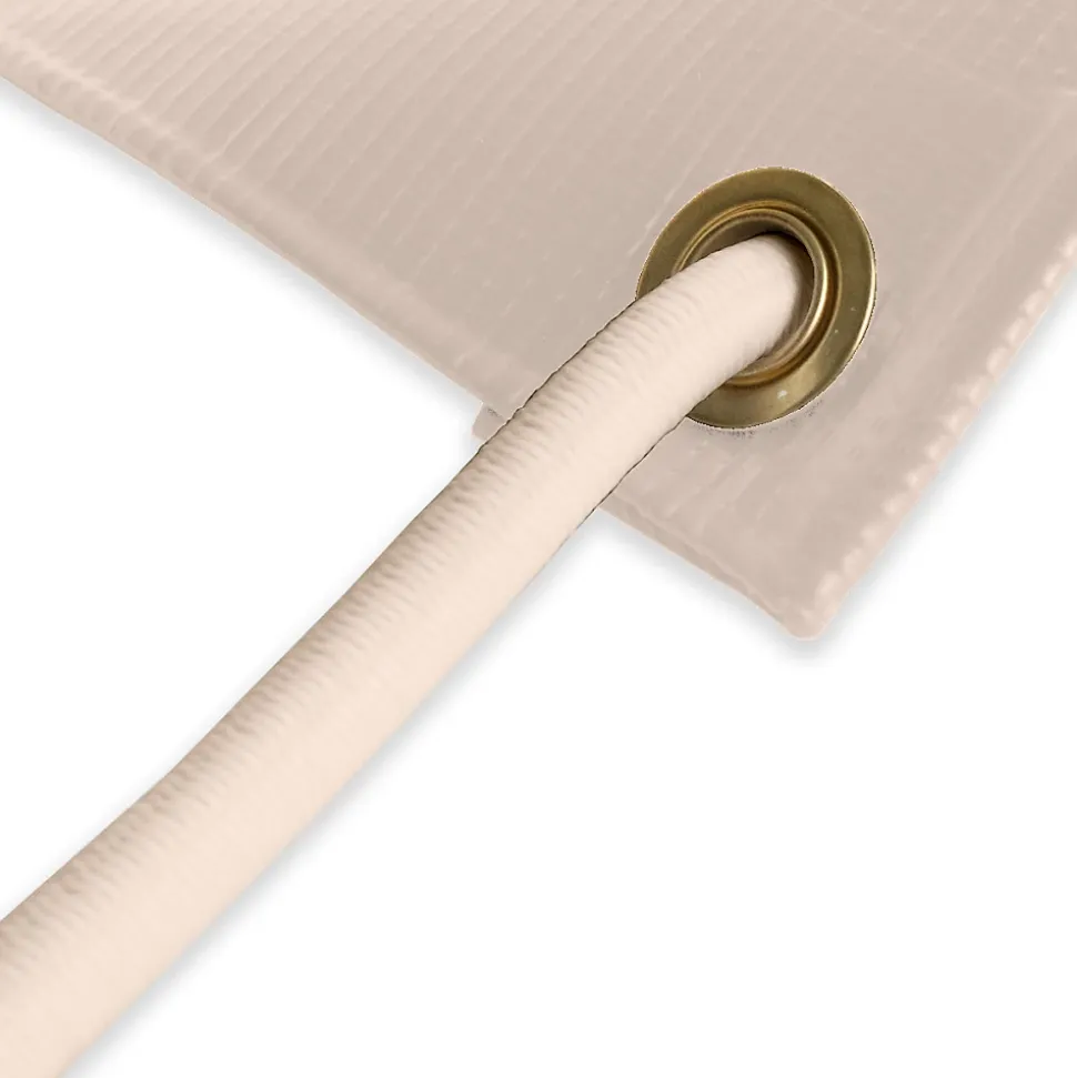 Sandow élastique Ivoire 20 mètres - Qualité PRO TECPLAST 9SW - Tendeur pour bâche de diamètre 9 mm