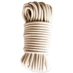 Sandow élastique Ivoire 50 mètres - Qualité PRO TECPLAST 9SW - Tendeur pour bâche de diamètre 9 mm