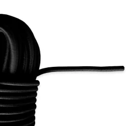 Sandow élastique Noir 40 mètres - Qualité PRO TECPLAST 9SW - Tendeur pour bâche de diamètre 9 mm