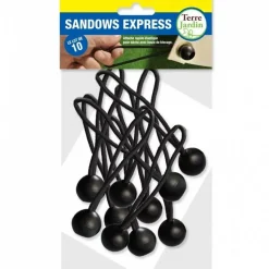 Sandow élastique pour bâche - Lot de 10