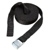 Sangle à came Diall L. 5 m x l. 2,5 cm tissage noir