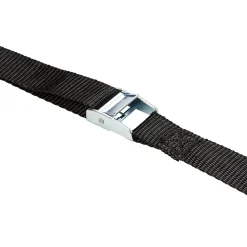 Sangle à came Diall L. 2,5 m x l. 2,5 cm tissage noir