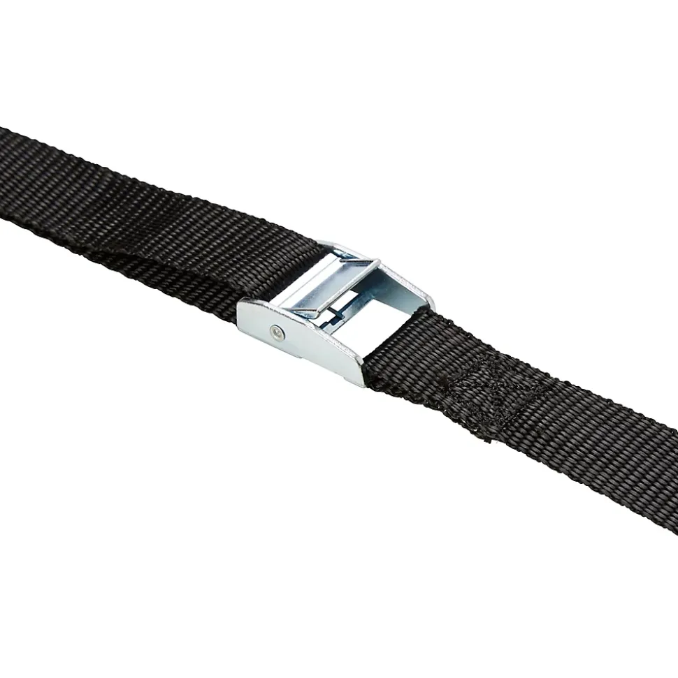 Sangle à came Diall L. 2,5 m x l. 2,5 cm tissage noir
