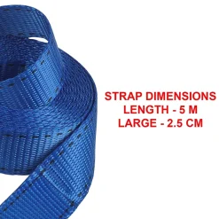 Sangle bagagère 5 m x 25 mm Master Lock vendue par 2
