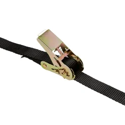 Sangle d'arrimage à cliquet noir 5 m x 25 mm