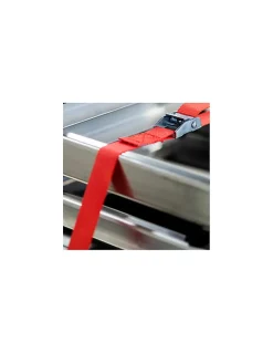Sangle de serrage, 5m à boucle autoserrante, rouge - THIRARD
