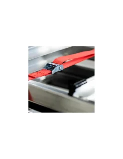 Sangle de serrage, 5m à boucle autoserrante, rouge - THIRARD
