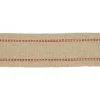 Sangle en jute écru l. 85 mm, vendue au mètre linéaire