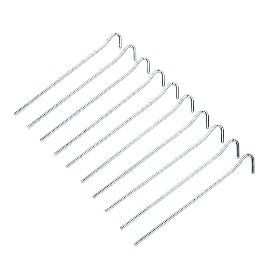 Sardine vendue par 10 en acier galvanisé Ø.4 mm x l. 180 mm