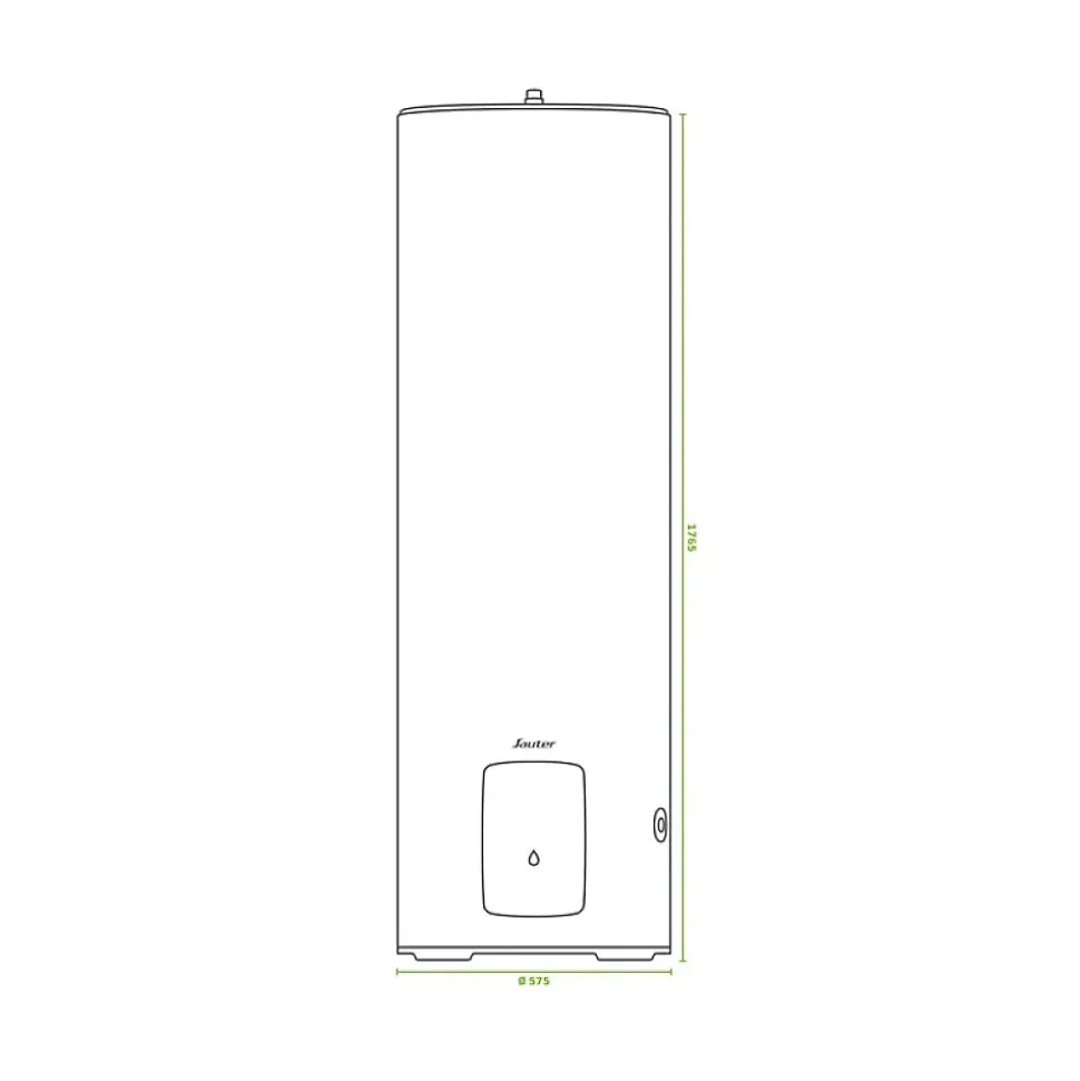 SAUTER Chauffe-eau électrique CANGAR vertical sur socle 300L - ACI Hybride