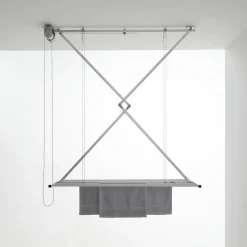 Séchoir plafond manuel 152x54x25cm alu Foxydry Mini 150