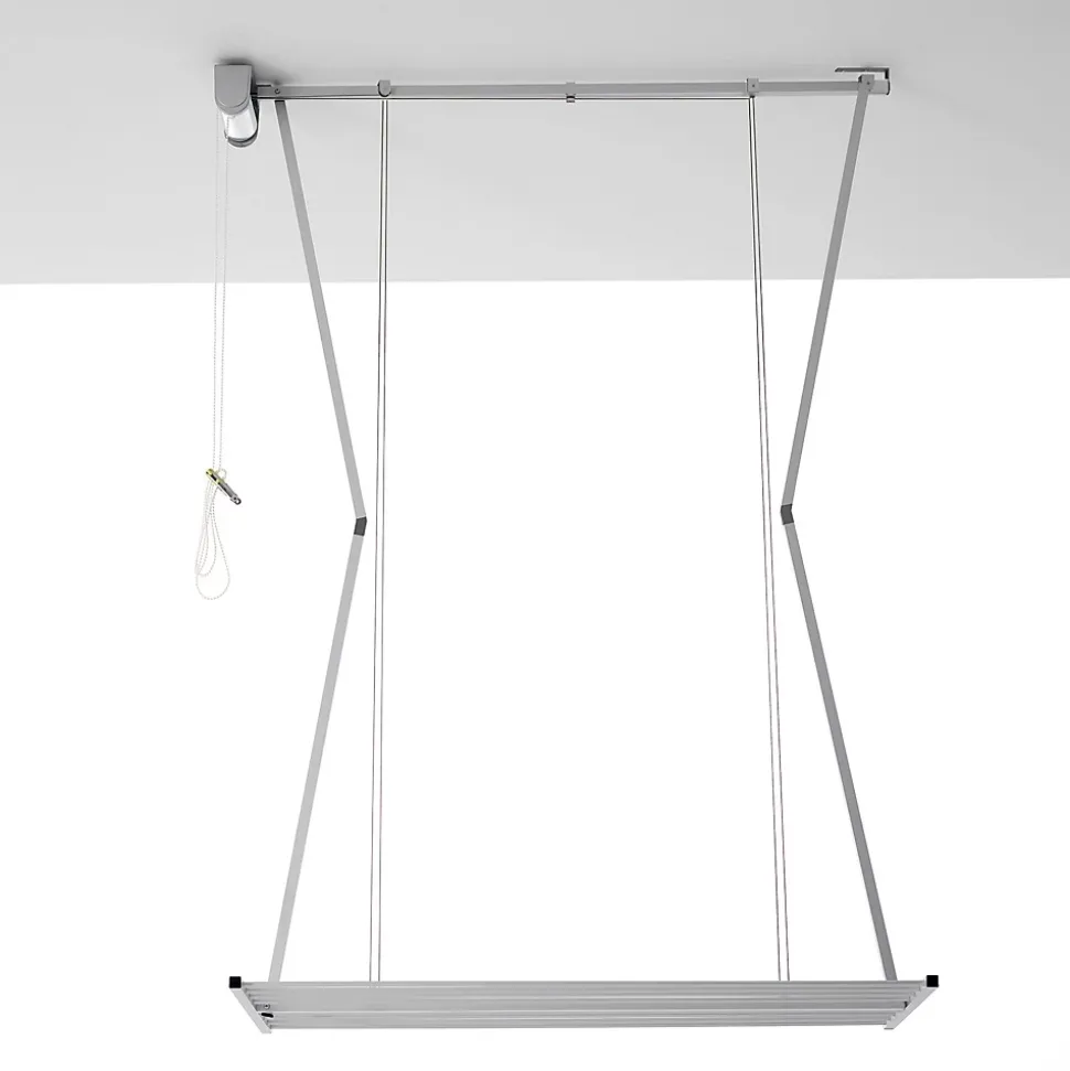 Séchoir plafond manuel 152x54x25cm alu Foxydry Mini 150
