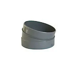 Secteur de coude 15° mâle femelle Fitt Ø100 mm
