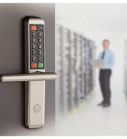 Serrure à code électronique Easykey Slim DOM METALUX - Entraxe 70 mm - XS40SD7DL-10