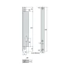 Serrure à larder 2 points à engrénage variaxe 39mm - STREMLER - 2271.39.0