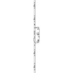 Serrure à larder SECURY 50/70 4 galets têtière de 18mm carré 7mm L 2150mm cote D 1050mm - FERCO - 6-31998-15-0-1