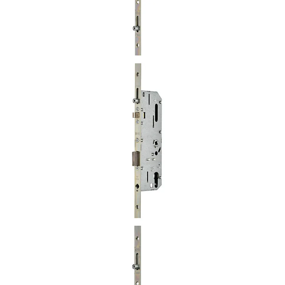 Serrure 4 points série 20215 automatique L2150mm têtière 16mm Axe 40mm sans gâche - VACHETTE - 26766000