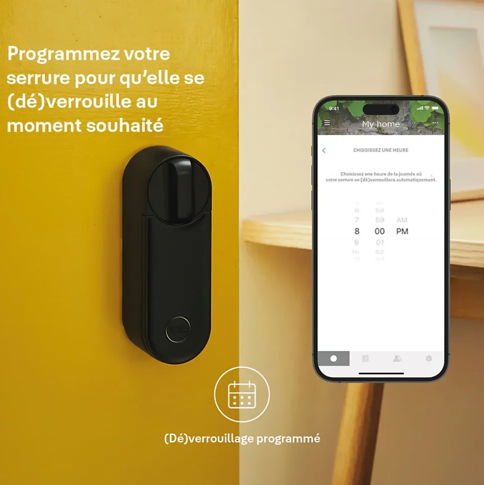 Serrure connectée Linus L2 Yale noir