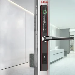 Serrure connectée locky-11 biométrique, code, badge et bluetooth - ultra fine
