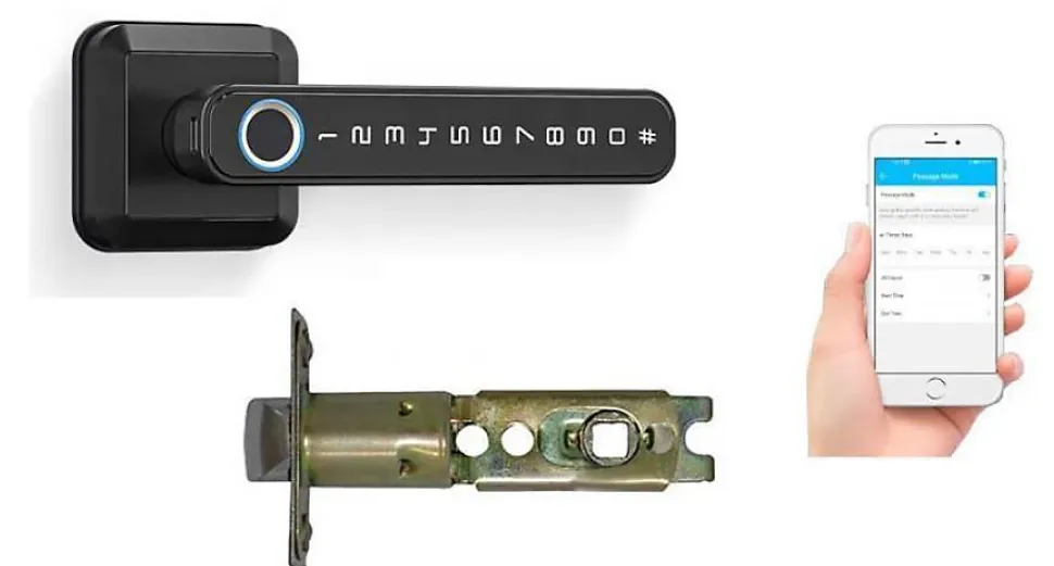 Serrure connectée locky-5 biométrique, code et bluetooth